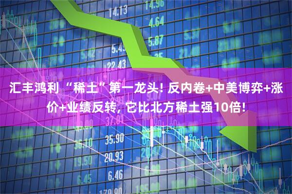 汇丰鸿利 “稀土”第一龙头! 反内卷+中美博弈+涨价+业绩反转, 它比北方稀土强10倍!